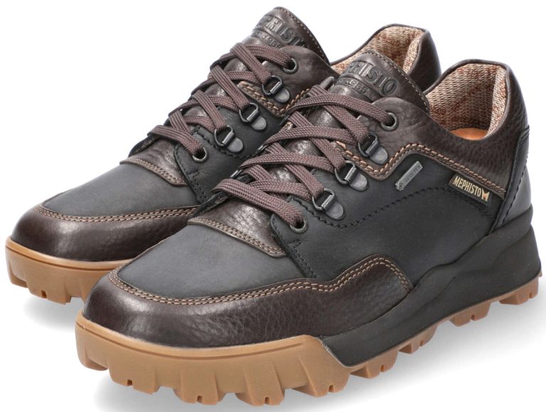 Mephisto WESLEY GT (GORE-TEX) heren veterschoen - bruin leer
